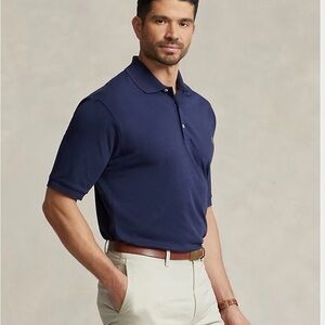 Polo by Ralph Lauren Men's Navy Blue Polo Shirt